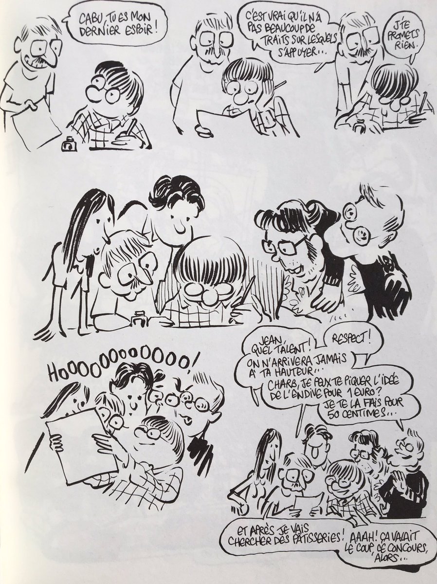 Cabu par Luz, dans « Indélébiles » 
