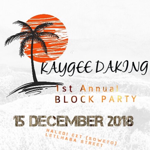 NewWaveTourZA's tweet photo. The boy @KaygeeDaKing Doing some history in his hood.

#NalediComesAlive 

he got his target market on lock

#KayGeeDaKingBlockParty 
15Dec https://t.co/vQzmKODRqi