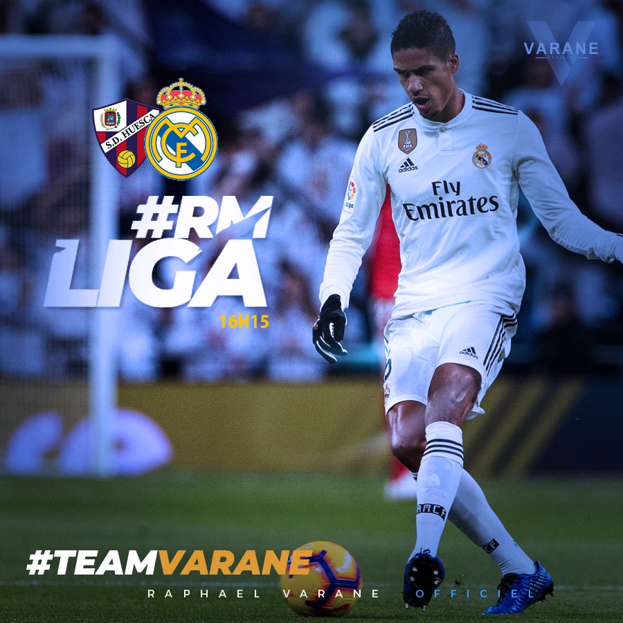Match Day VS SD Huesca ⚽️➡️ 16H15 #RMLiga #HalaMadrid