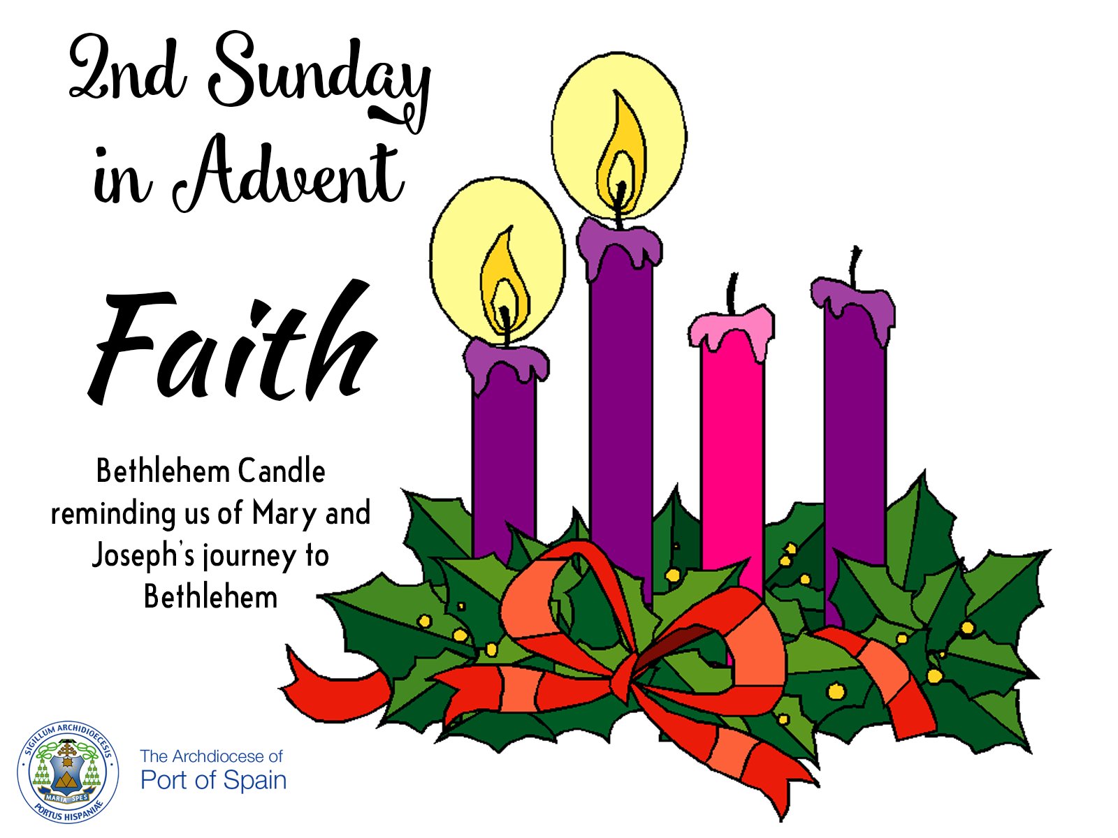 second sunday of advent candle