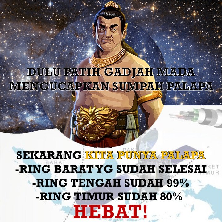mr_1u5's tweet photo. sekarang kita punya palapa ring barat yang sudah selesai https://t.co/uRJjAYhGqM