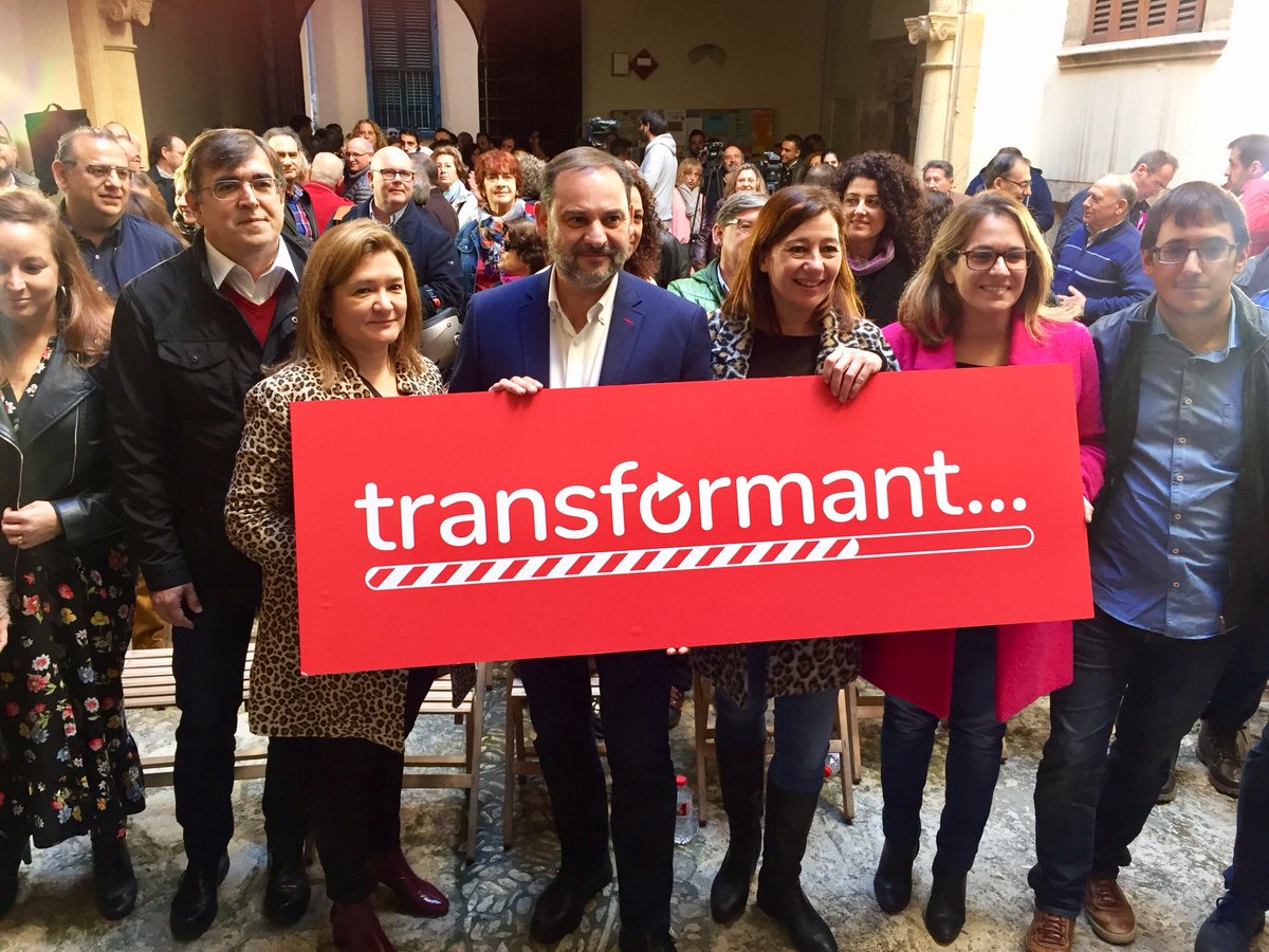 Ábalos traslada el apoyo del PSOE a las políticas impulsadas por los socialistas en Baleares