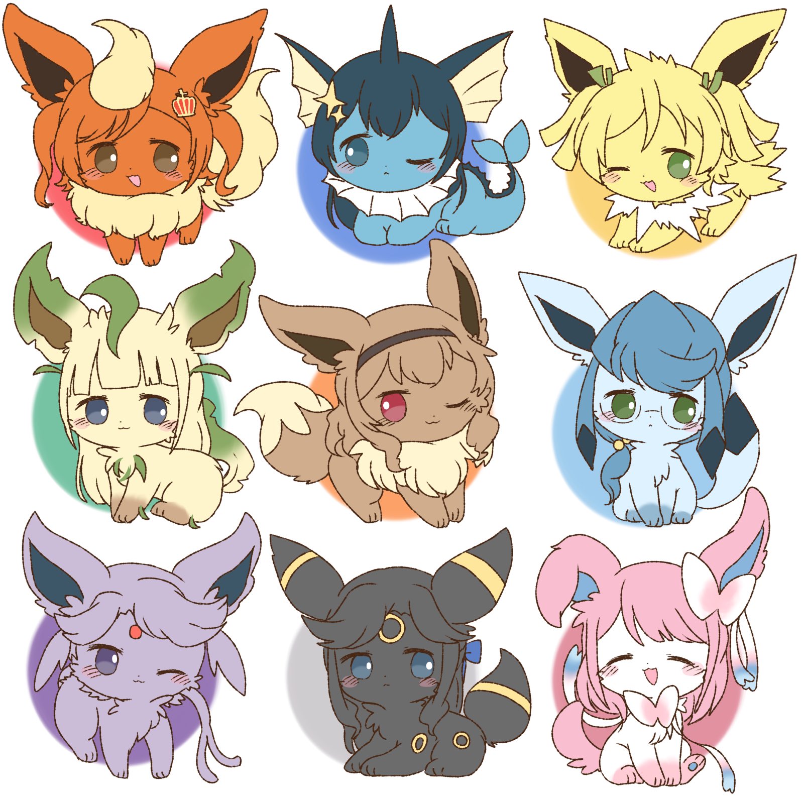リンゴ雨 ポケモン化 九九組ブイズ T Co 7jtigfeodi Twitter