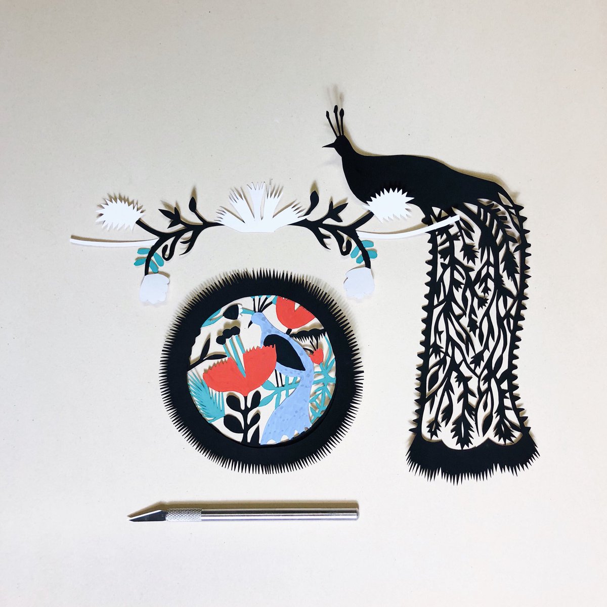 Work in progress !
#papercut #illustration #art