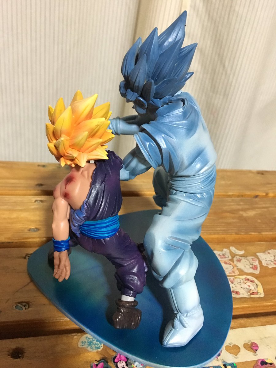 改修リペイント ドラゴンボールZ 悟飯&悟空 親子かめはめ波 フィギュア