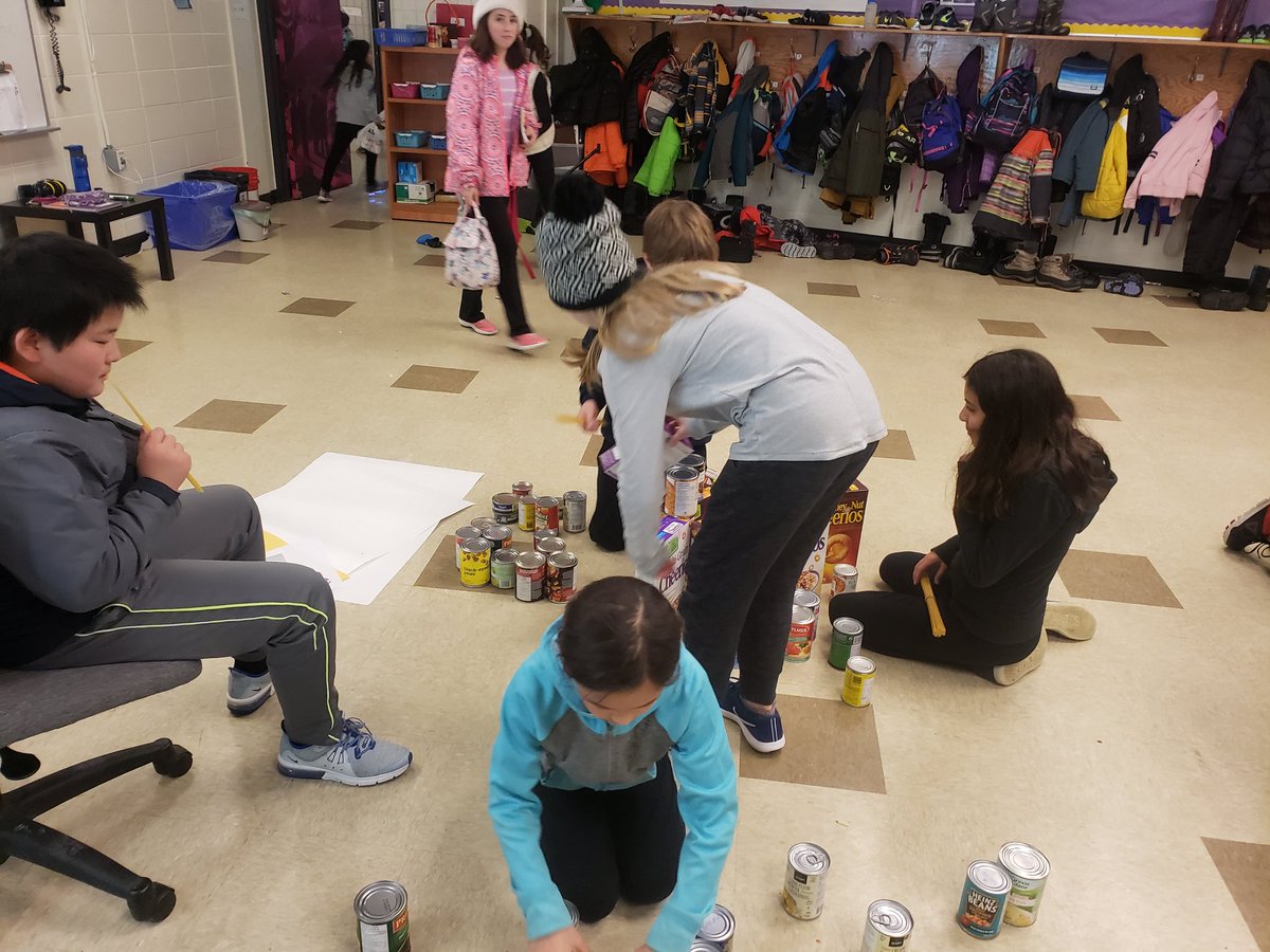CANstruction was a success! We dug into some Seuss, thought critically about food insecurity, and worked together. Go team!