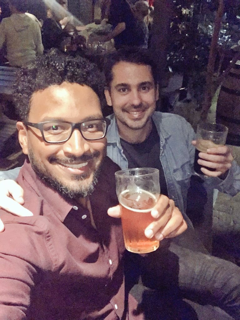 Pitrast's tweet photo. Dr. @sam_macaulay in the house! #fromTwittertoreallife https://t.co/VIflkN0Pc6