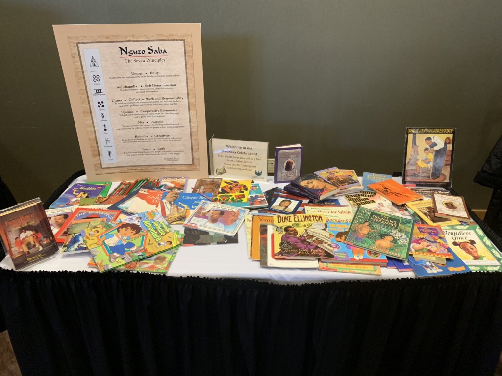 eddieknowsmoore's tweet photo. Keynote for Kwanzaa 2018 @ UWGB. Reminding young people Black Holidays, Black Months, Organizations, Universities, Movies, TV Shows, Magazines, etc were created out of necessity and nourishment (Jim Crow). #ProBlack isnβt #AntiWhite #SayItLoud #ThisIsAmerica #ThisIsWisconsin https://t.co/7d7nsQBQAd