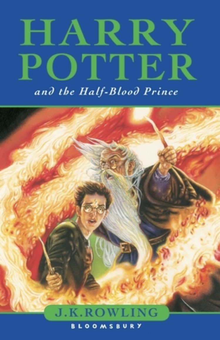 Harry Potter and the Half-Blood Prince by J.K. Rowling“Three Dementor attacks in a week, and all Romilda Vane does is ask me if it’s true you’ve got a Hippogriff tattooed across your chest.”