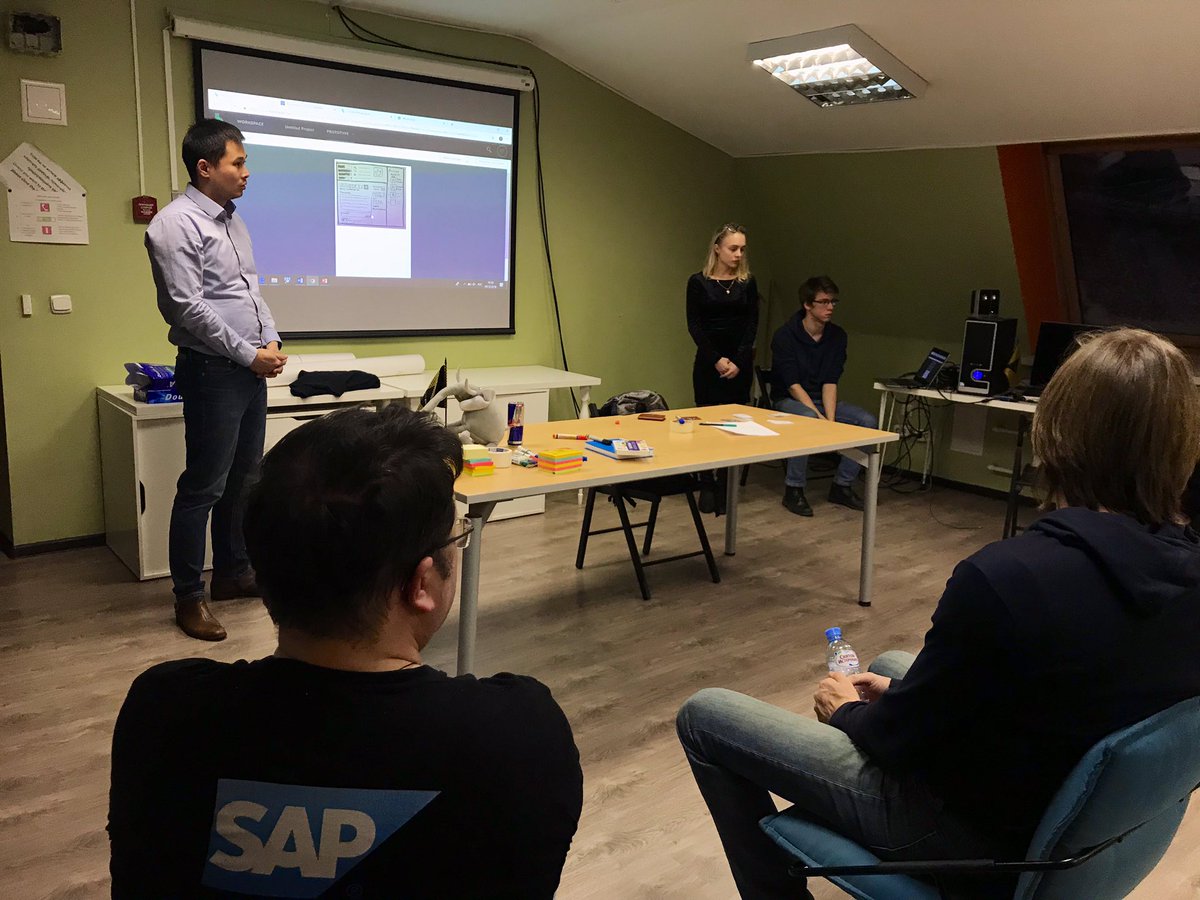 yukupriyanov's tweet image. #TimeTech Hackathon @SAPNextGen Lab @spbifmo_en this weekend partnering ITSK company: great customer insights and prototypes using @SAPBuild