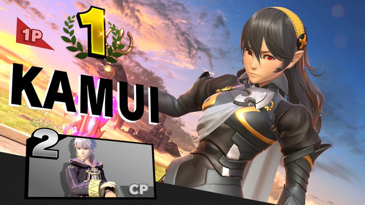 からあげ リザルトのカム子ちゃんかっこよくて性癖 スマブラsp Smashbrossp Nintendoswitch