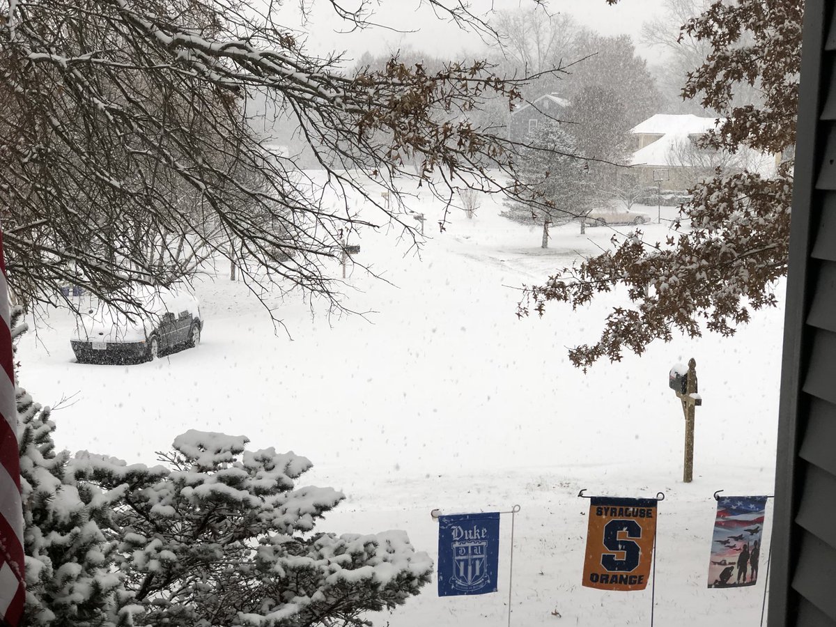 Photo credit to Mary Conway, of the current view from the porch of my home in Lexington/Rockbridge County, Va.