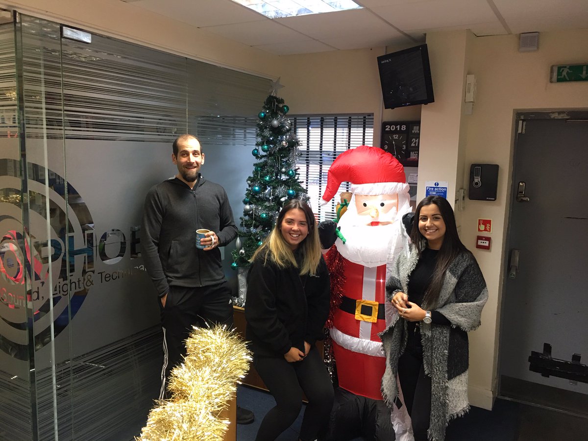 We went to visit our trusted partners <a href="/Phonophobia_ltd/">Phonophobia Limited</a> this afternoon, and what a Santa-stic surprise to be greeted by the team and Santa Claus himself! If that's not #Christmas office goals, we don't know what is!