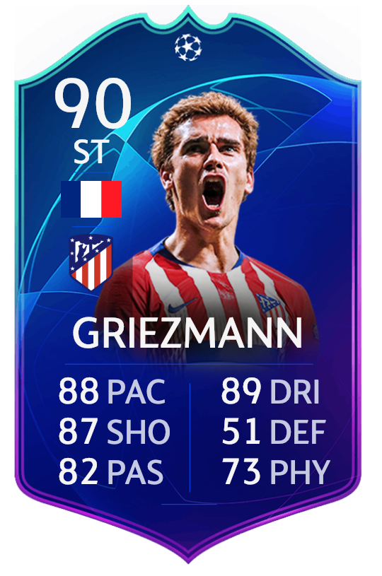 FUTBIBLE_1's tweet photo. So TOTGS Griezmann & UCL (after upgrade) will not have the same rating & stats.
#FIFA #FIFA19 #FUT #FUT9 #UCL #UCLLIVE https://t.co/AfVFWc3tIv