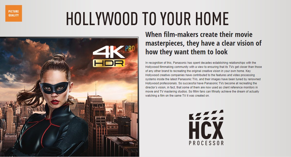 Automated_AV's tweet image. PANASONIC
Do you want the best of the best?
For customers who want something “premium”, Panasonic has the solution. Our speciality is picture quality. If you want to enjoy cinema content as if you were in the theatre, here is your best choice.