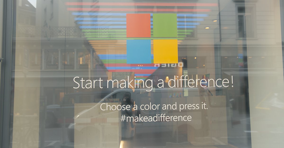 Am kommenden Montag, 10. Dezember, um 12 Uhr eröffnen wir unser einzigartiges #MicrosoftPopupHouse! Komm an der Poststrasse 5, in Zürich vorbei und lass dich inspirieren. #makeadifference