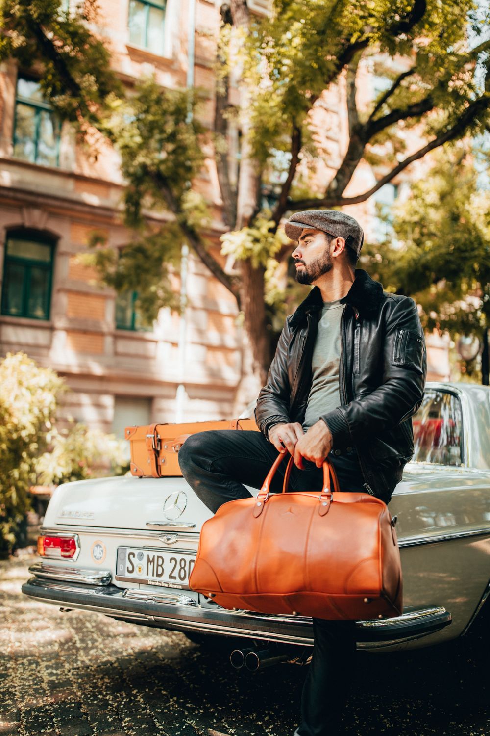 Mercedes-Benz Museum on X: To all you travellers out there! Time to style  up your journey - NOW. Check out the leather weekender and suitcase in our  shop, and choose a cool