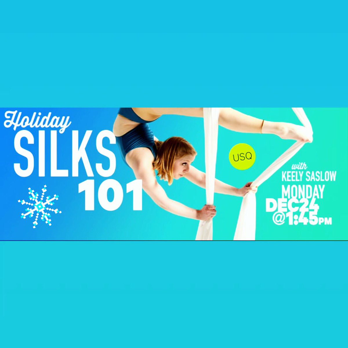 Christmas Eve Silks 101!!!
.
Monday, 12/24
1:45-3:15pm Silks 101 Holiday Workshop with @keelsnpeels .
#allfunnofear #welcomehOMe #circusact #nycfitness #fitnessjunkie #fitnessgoals #workoutoftheday #lifeupsidedown #omfactorynyc