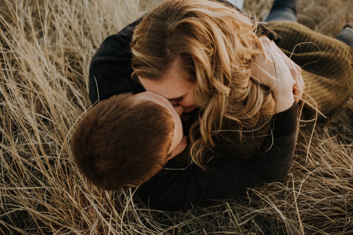 wishing i was rolling around in prarie grass with my lover #engagementphotos #weddingphotographer #kansasphotographer #destinationphotographer #wanderingphotographers #travelingphotographers