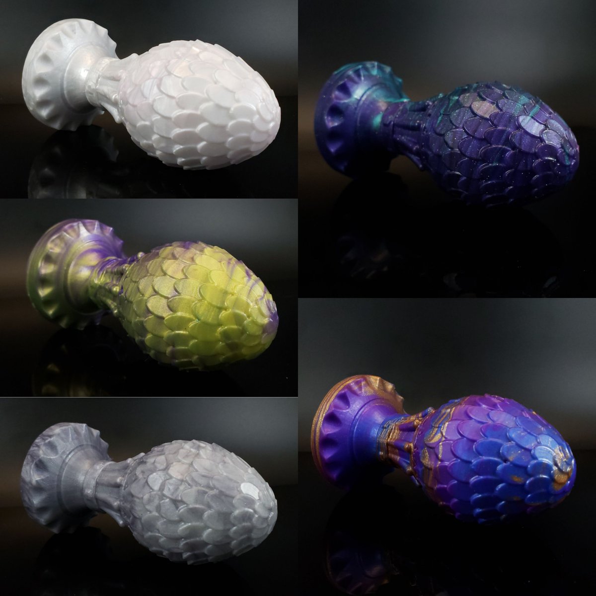 PleasureForge's tweet photo. We still have a handful of new Dragon Eggs and some pretty Mefolk toys available in the store. π Go give these friends a home. π€ https://t.co/yidRJ5CtUc #dragonegg #aquaman #merfolk #dungeonsanddragons #pleasureforge https://t.co/h1f7P89stw