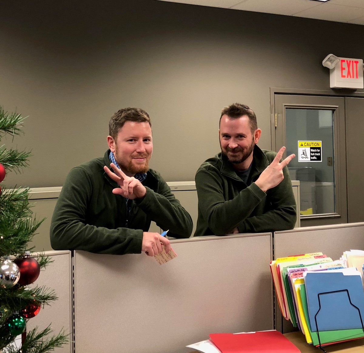 Mike and Steve are #Twinning