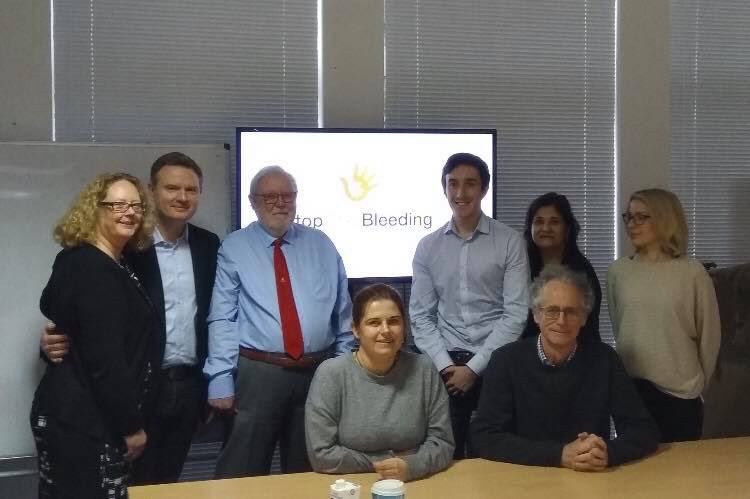 StopbleedingUK's tweet photo. Members of the #StopTheBleeding steering group gathered today for the final meeting ahead of publishing our list of the most important unanswered research questions for people living with inherited and acquired #bleedingdisorders. We’re excited to share the results! @LindAlliance https://t.co/rETfMBWEK3