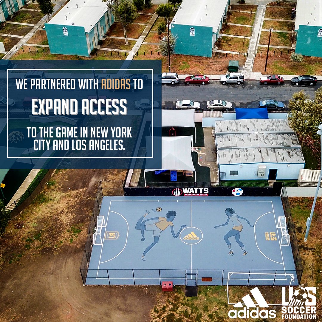 ussoccerfndn's tweet photo. It’s been one year since the launch of the #EveryonesGame movement. Check out the impact our national partners @adidassoccer, @MLS, @MuscoLighting, @Target have had as a part of this effort. https://t.co/sYoCBgILW4