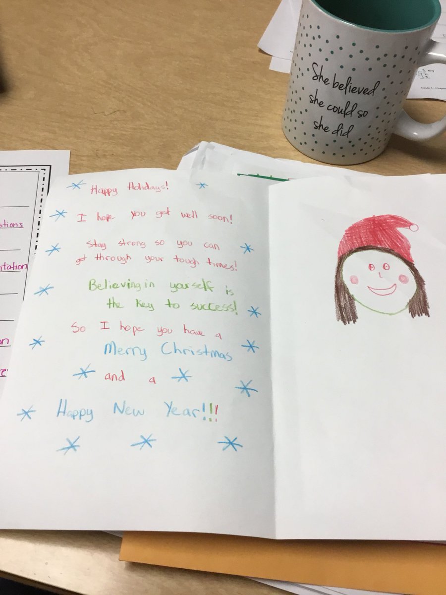 scms466MeganG's tweet photo. Christmas cards for the children at the Ronald McDonald house in Seattle, Washington. #TeamTavish #TavishStrong @SCMS466 https://t.co/8fk1EQfYv0