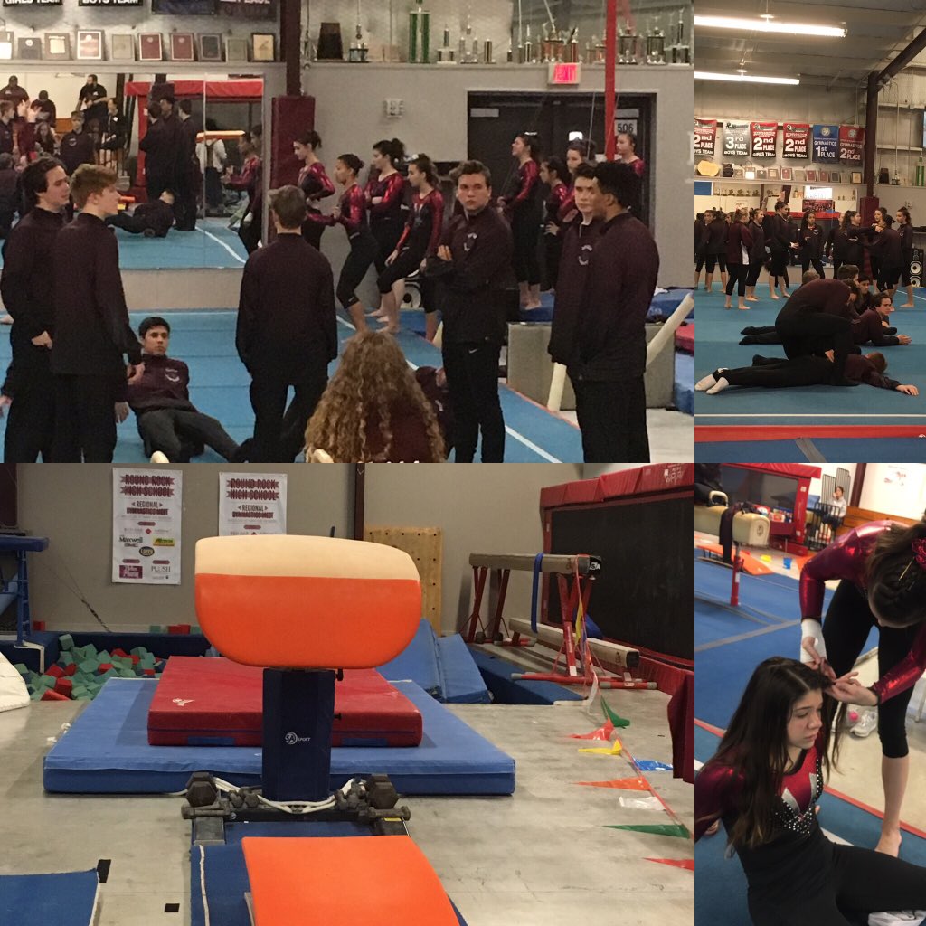 It’s meet day!  Come watch the competition in the gymnastics gym starting at 11:00! #gorockgymnastics <a href="/RRHS_Principal/">Matt Groff</a> <a href="/DragonNationRR/">Dragon Nation</a>