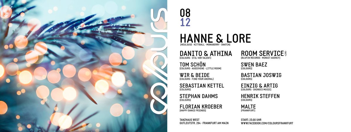 samstag frankfurt tanzhaus west #ontour