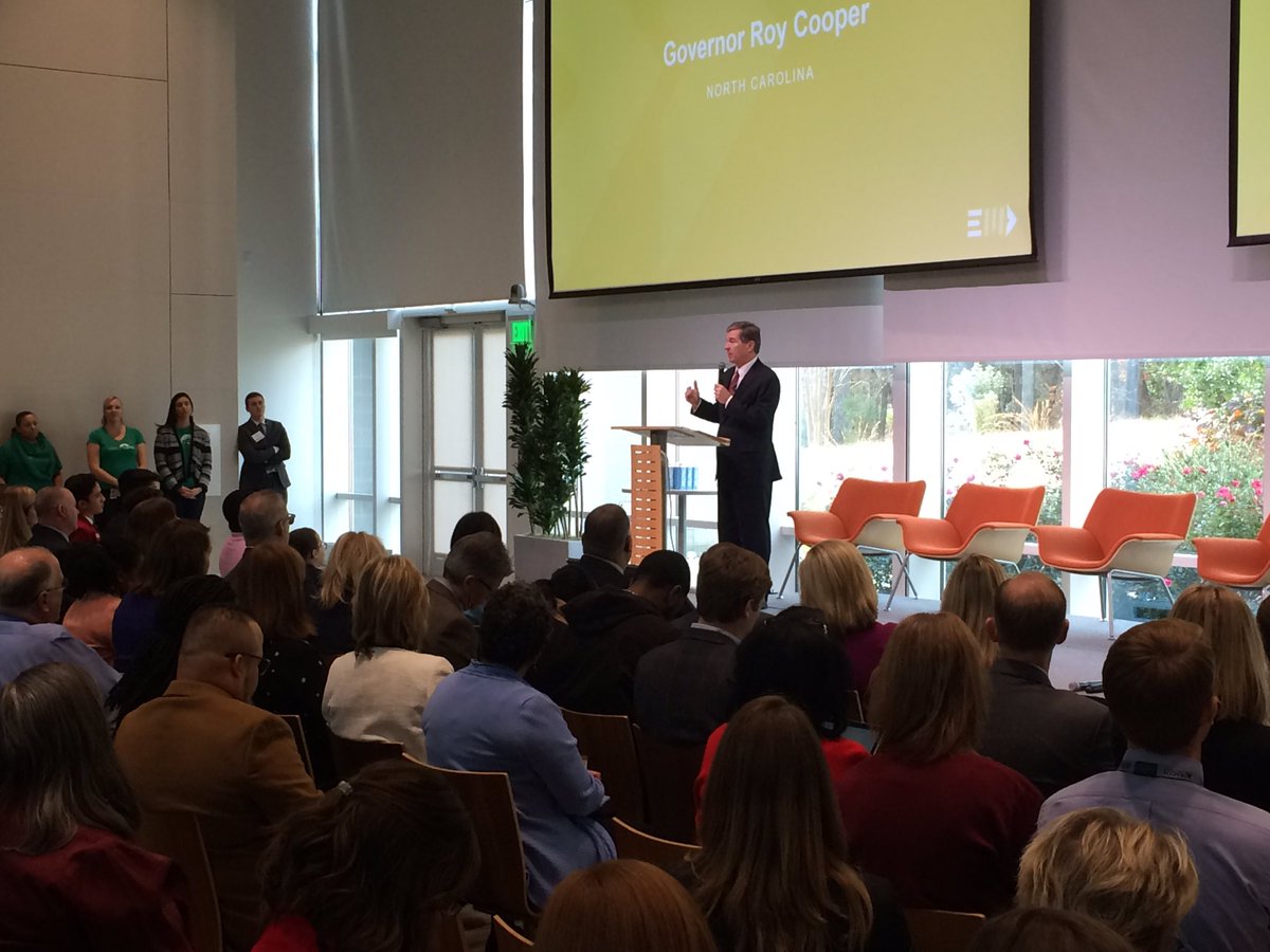 ncworkforce's tweet photo. At #ExperienceMoreNC summit, @NC_Governor says: We're here today because we believe in #workbasedlearning. It helps strengthen our entire talent pipeline and our economy. #ncwbl #NCJobReady https://t.co/qoUYcrAhil