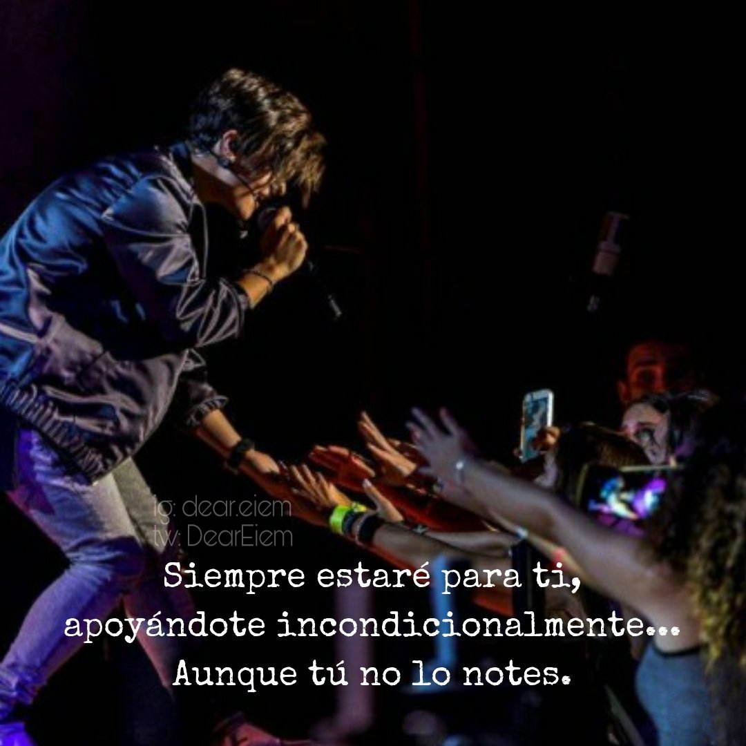 «Siempre estaré para ti, apoyándote incondicionalmente... Aunque tú no lo notes»

<a href="/AbrahamMateo/">Abraham Mateo</a>