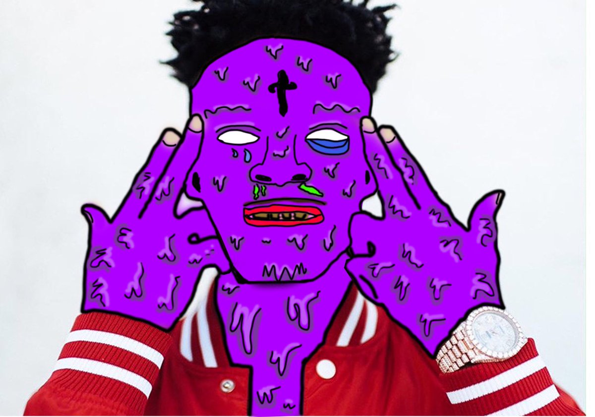 EnvisionDesigns's tweet image. Just a little project I’m working on of @21savage 🙏🏼