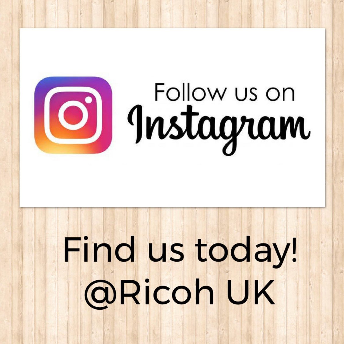 Elliott_RUK's tweet photo. Check out our new Ricoh UK Instagram page!! Or even better give us a quick follow!

Find our account by clicking here  ---- https://t.co/u7MwR1BHIv https://t.co/MqqMO0aHqZ