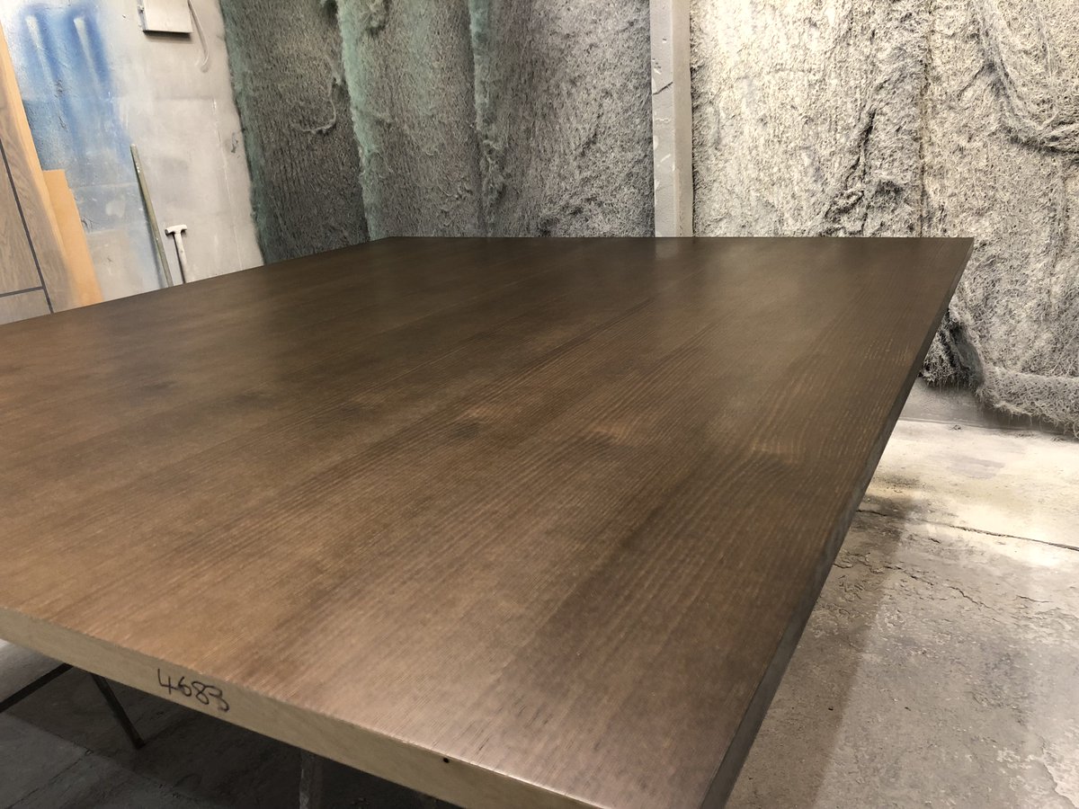 Bespoke 2.7 x 2.4 metre stained oak veneered door for a very nice hotel in London. We must live in the land of giants! #Bespoke #Door