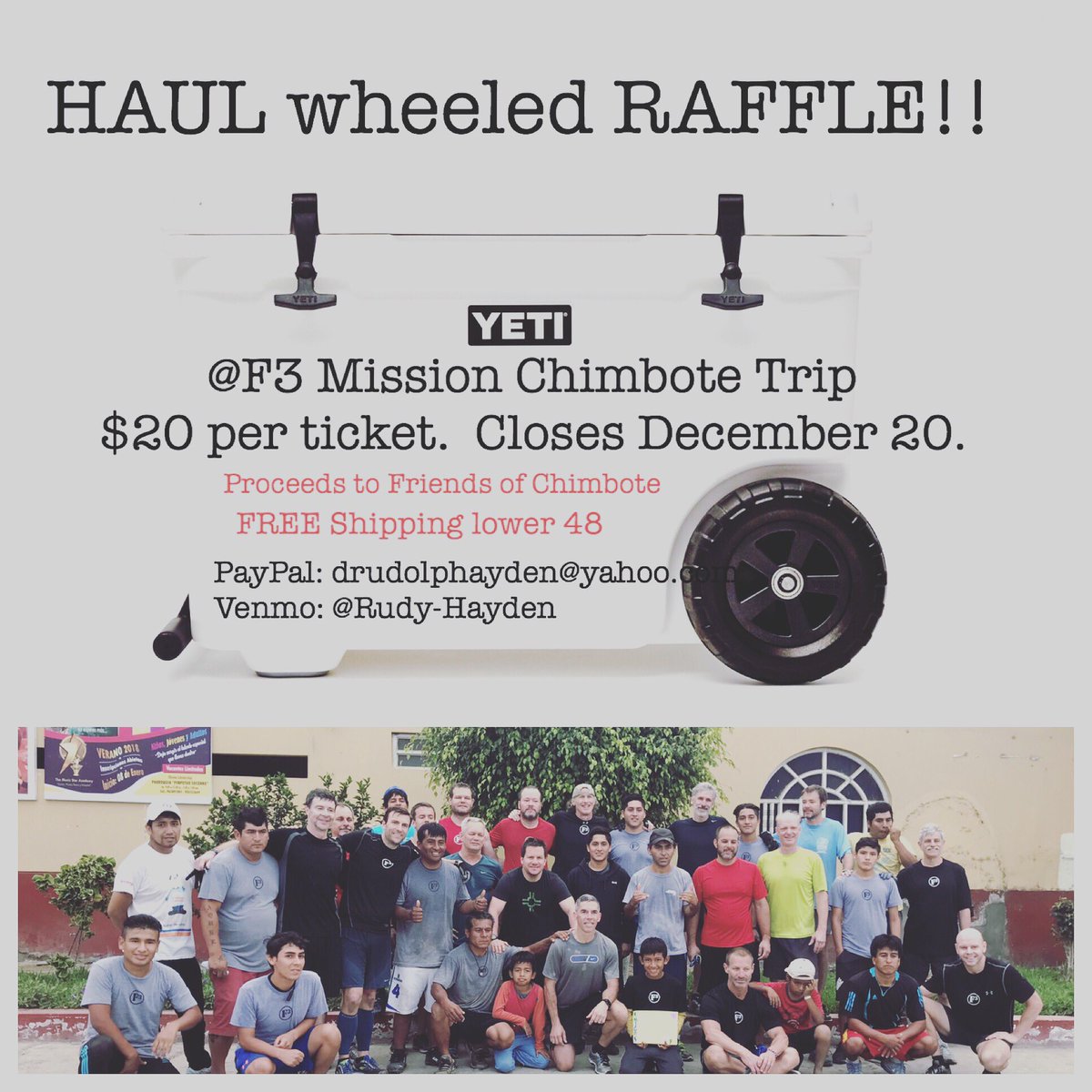 Please RETWEET and buy tickets to support the people of 🇵🇪 Peru!