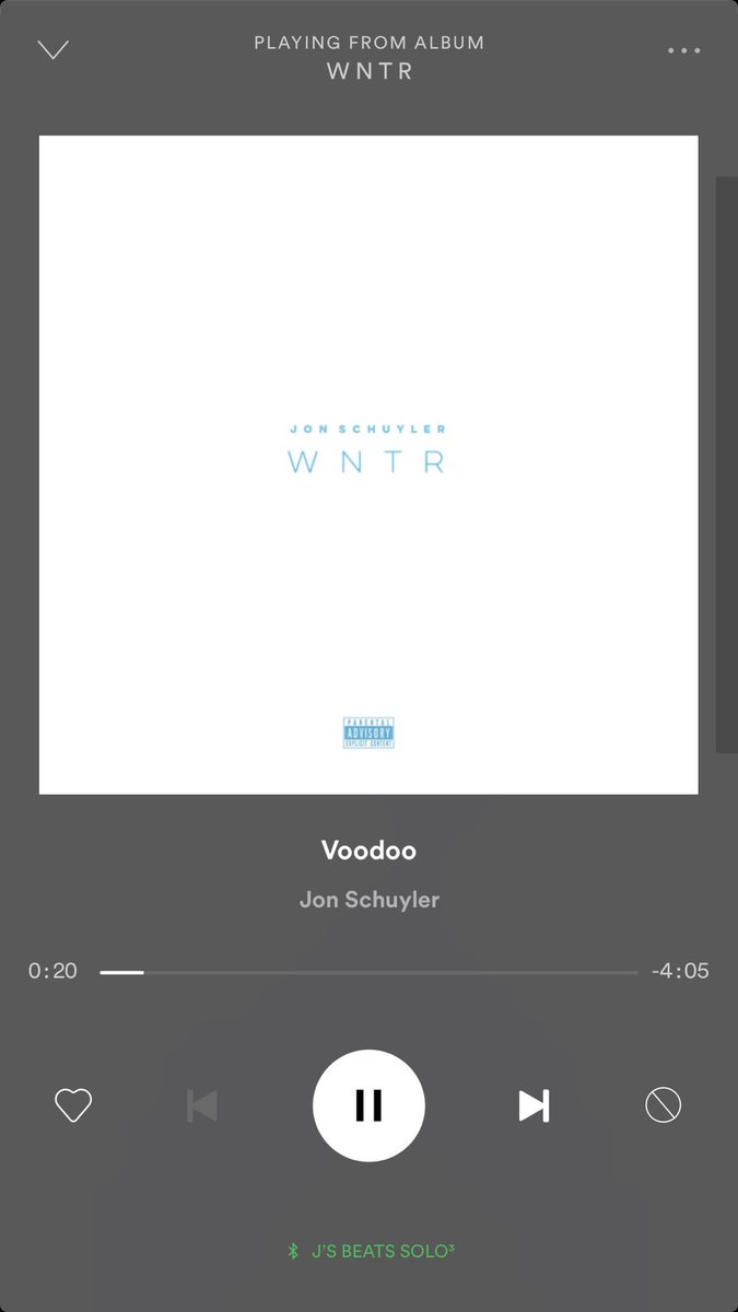 Somebody can correct me if I’m wrong but I think WNTR has hit <a href="/Spotify/">Spotify</a>