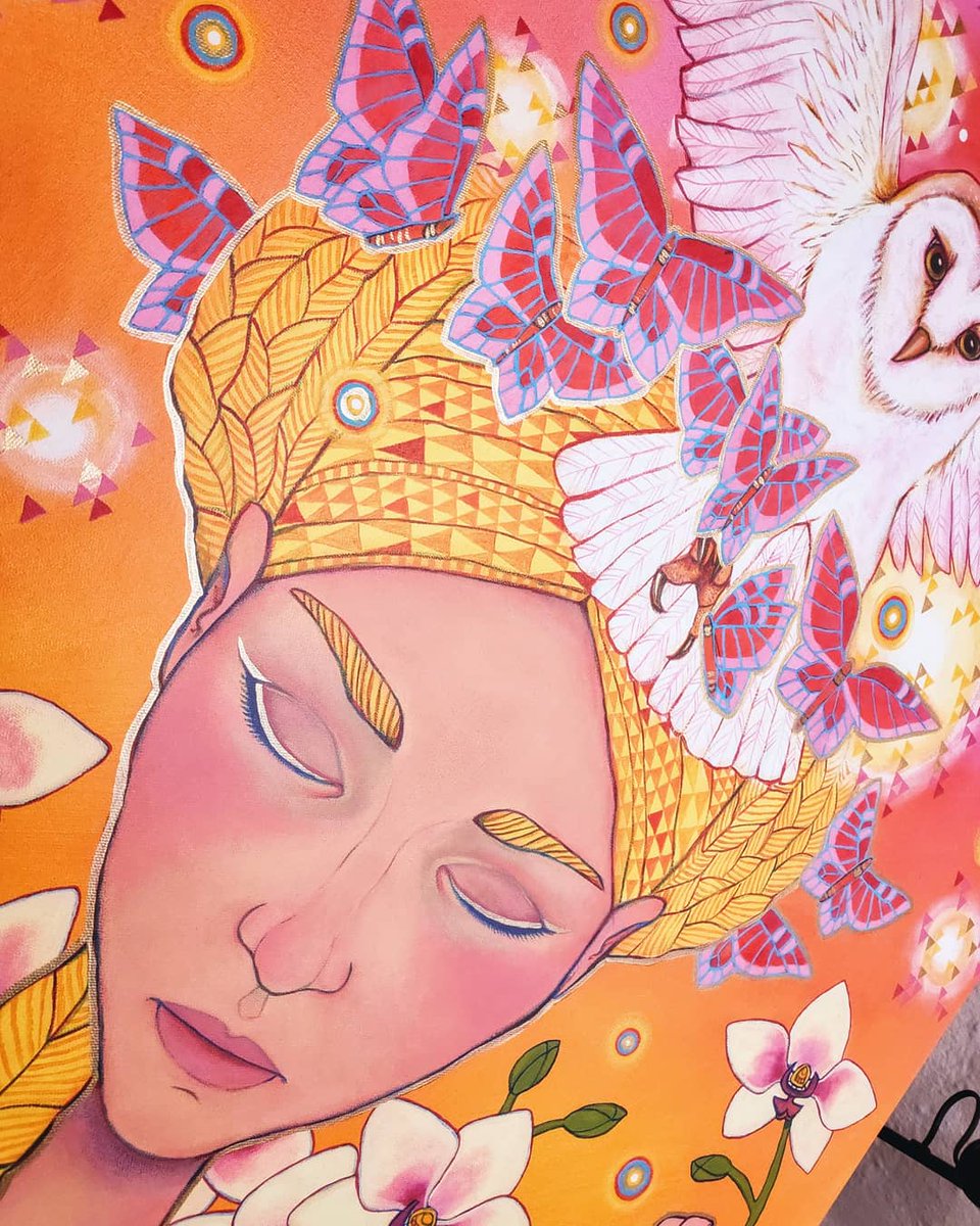 laurensebastian's tweet photo. Gilded ✨🦋
#Lumen #fineartprint #limitededition #2of33 #gicléeoncanvas #GaiaElemental #NonOrdinaryBeing https://t.co/X8m2H5ouRg
