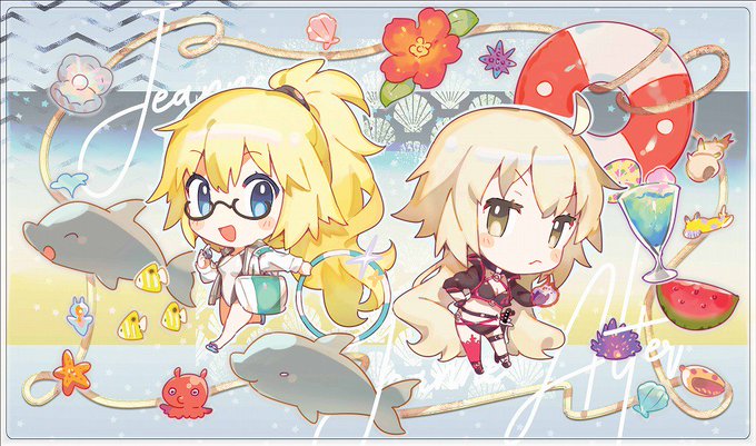 C95新作情報⑨
FGOより、「ジャンヌ&ジャンヌオルタ」のプレイマットとスリーブになります。
イラストはNamie様(@namgoreng)になります!
(C95よりプレイマットのサイズが600×350になりました) 