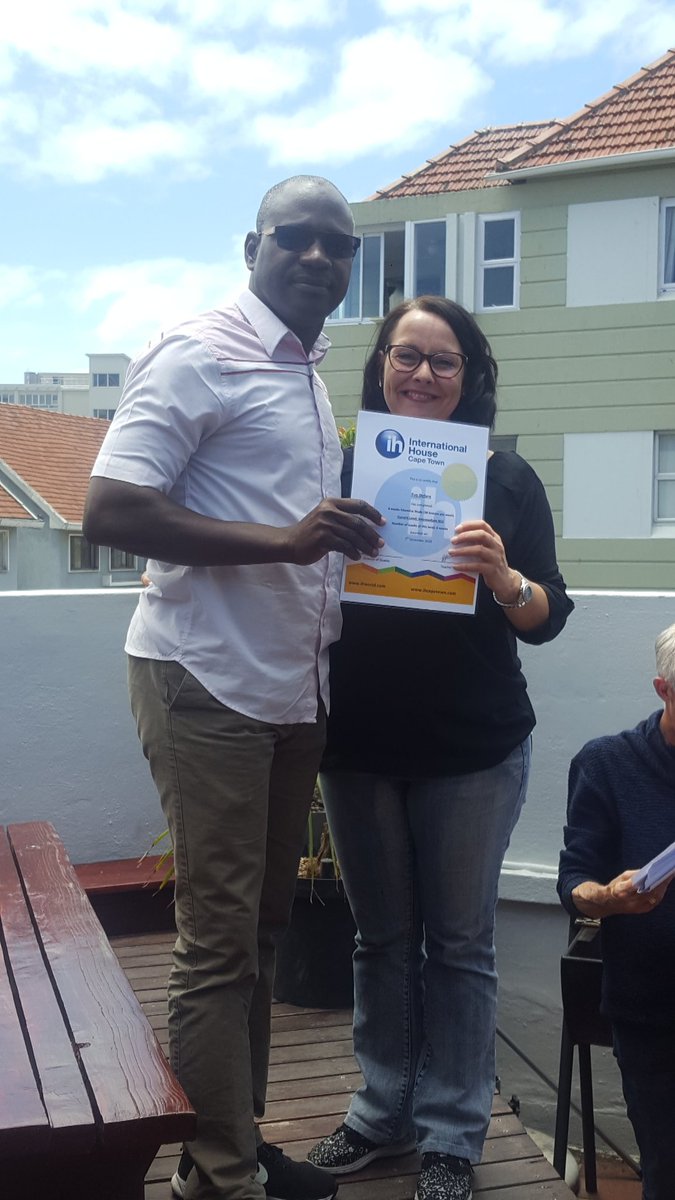 ihcapetown's tweet photo. It is Friday again, which means another Leaving Ceremony. Unfortunatelly we can only post 4 pictures, but we would like to thank all of you for choosing to study English with us at IH Cape Town and we hope to see you again! 🤗🇿🇦
#ihcapetown #ihstudents #capetown #leavingceremony https://t.co/XdyCTloYJ7