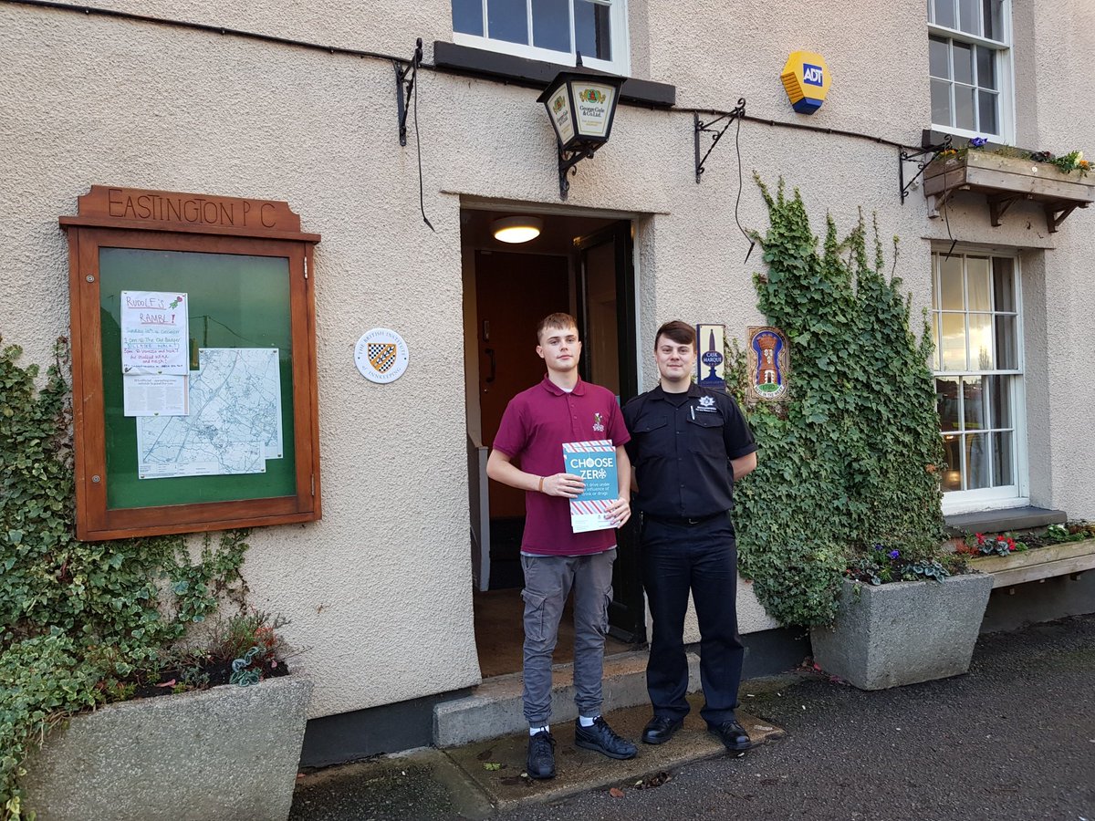Glosfire's tweet photo. Stroud white watch visiting local pubs to spread the awareness.
Thank you to The Old Badger, The Kings Head House, The Frocester and The Kings Head
For all you support. #choosezero https://t.co/WcK75vP0Ta