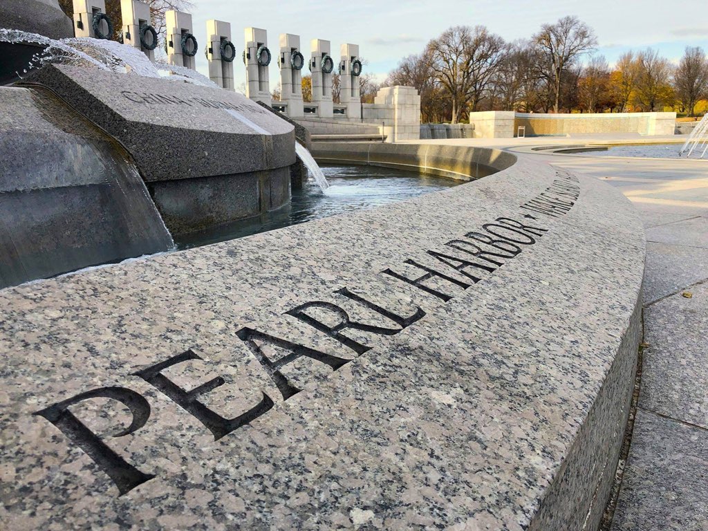 World War II memorial in Washington