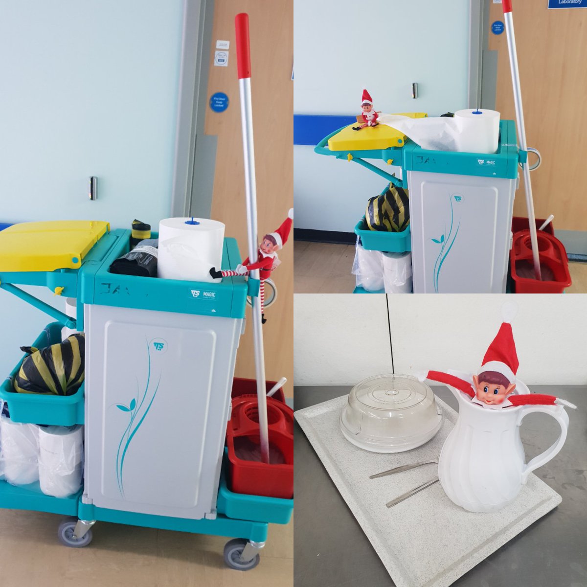 ESHTRecruitment's tweet photo. Jingle's visiting the Estates department today! 🔨 Did you know that over 2600 meals are delivered to patients every day? 😱Take a look at all the vacancies within the estates department 👀 https://t.co/wmlTPUrTkV
#elfontheshelf #ourmarvellousteams #Work4Esht https://t.co/dBaKcScD6p