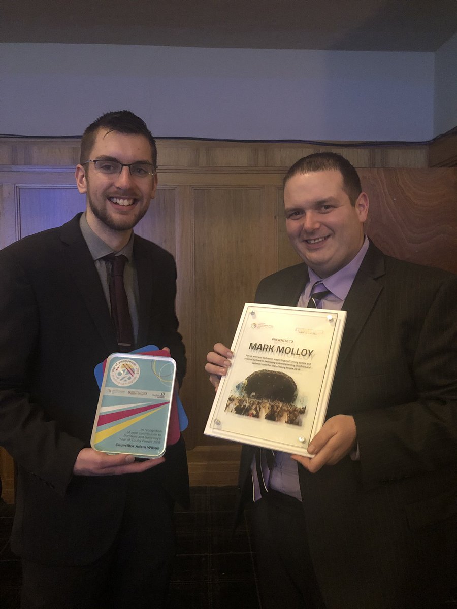 YOUTHWORKDG's tweet photo. A massive shout out need to go to our @dgcouncil Young Persons Champion @CllrAdamWilson and our Youth Work Manager Mark Molloy who have been fundamental in driving forward and supporting #YOYPDG https://t.co/XvJK1msQaP