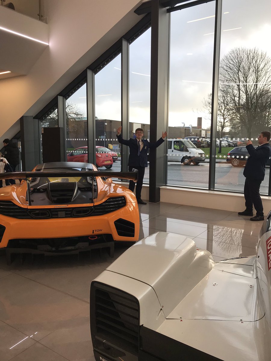 Now we’re having a look at some fancy cars at the National Centre for Motorsport Engineering @boltonuni definitely got some happy kids right now @allsaintsccduk <a href="/ASCC_maths/">ASCC Maths</a>