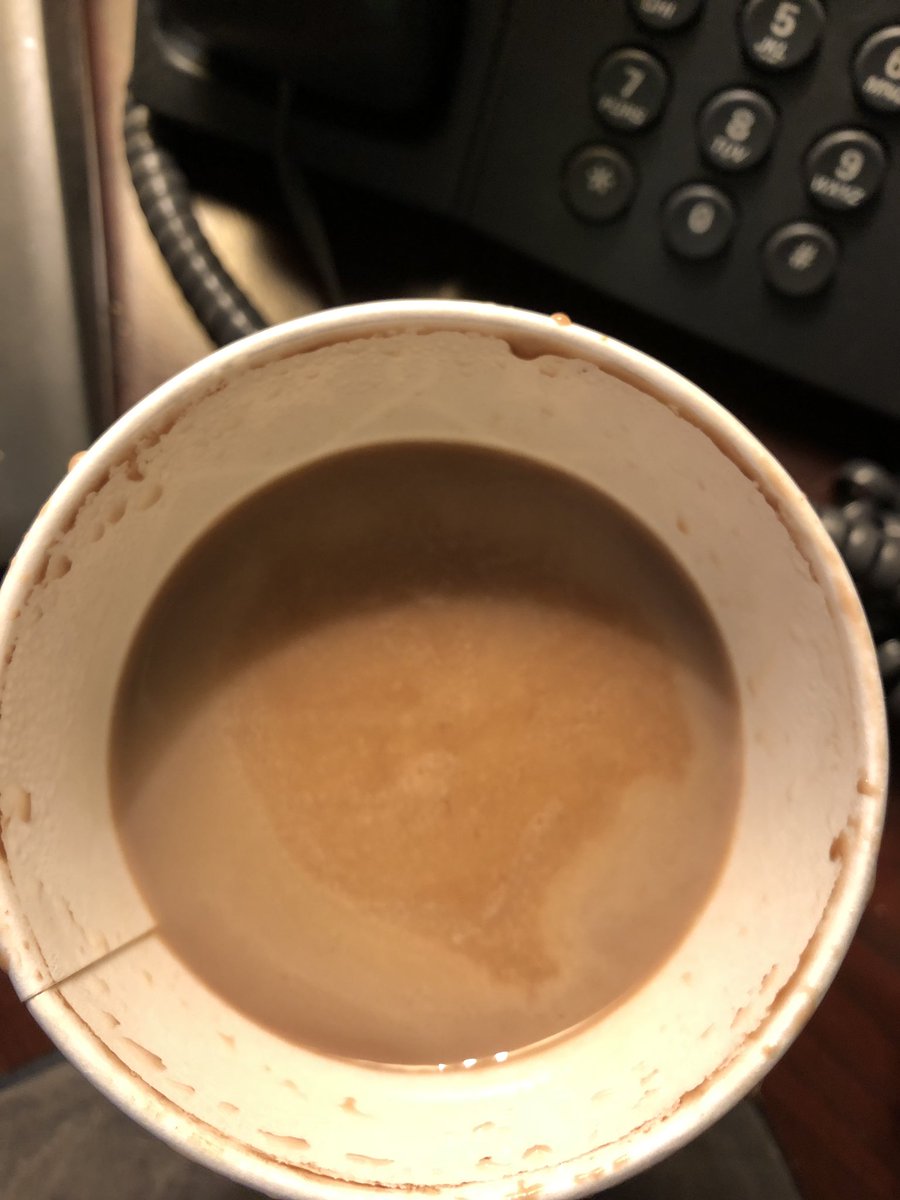 Ok <a href="/Starbucks/">Starbucks</a> how hard is it to make a white hot chocolate when ordered? Does this look like white hot chocolate to you? Such a disappointing way to start my day.