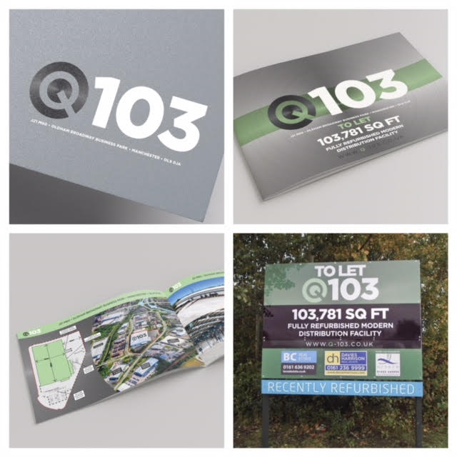 WeAreBlaze's tweet image. Q103 is a fully refurbished, modern distribution facility situated on Oldham Broadway Business Park. 

We were recently appointed by @QuorumProp to produce the marketing for the scheme, which included a logo, brochure and signage. 

#propertymarketing #oldham #design