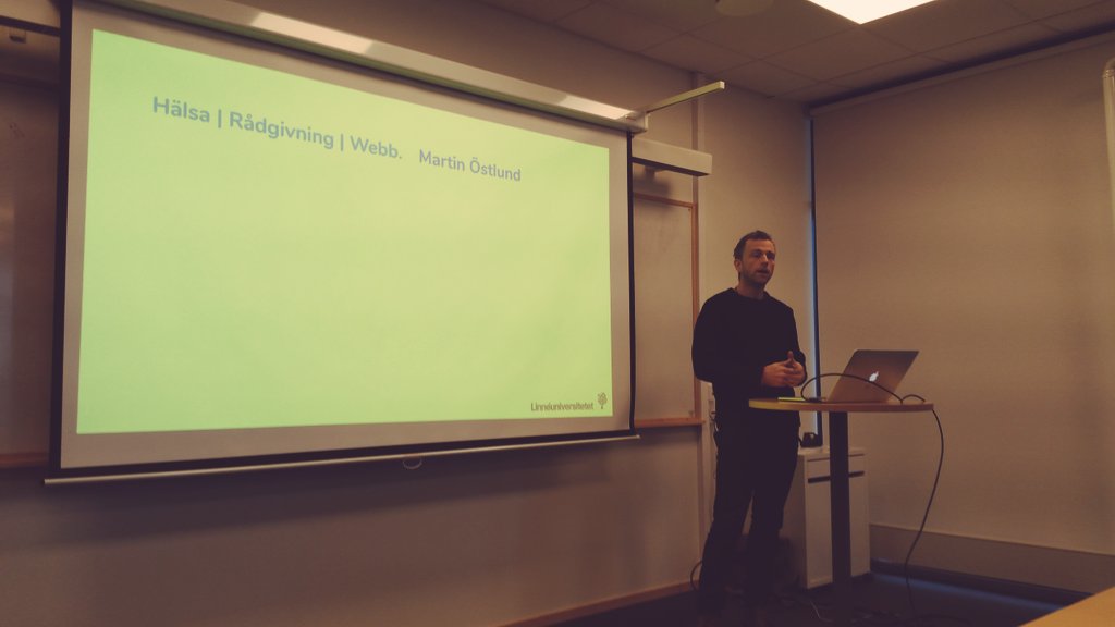 Hur kan vi med enkla verktyg förbättra medicinsk rådgivning på distans? Martin Östlund står för årets sista seminarium på eHälsoinstitutet <a href="/ehalsoinstitut/">eHälsoinstitutet</a> #eHalsa #lnu