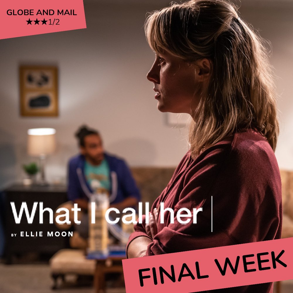 The final THREE performances of <a href="/whaticallher18/">What I Call Her</a> are this weekend. These superstar actors deserve to have you in the audience: they are doing incredible work, night after night. Come to <a href="/crowstheatre/">Crow's Theatre</a> this weekend, you won’t regret it! 

Tonight + tomorrow @ 8:30pm
Tomorrow 2:30pm
