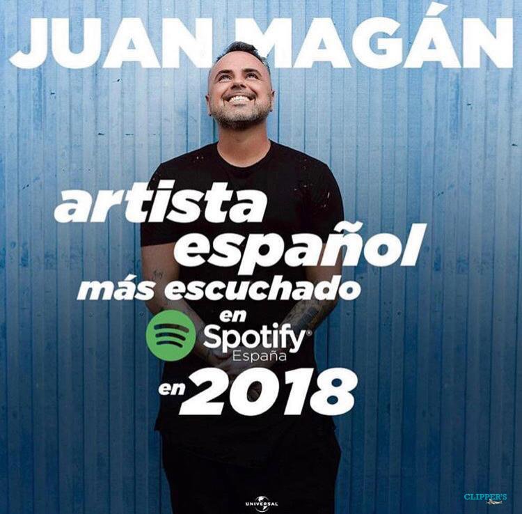 ¡<a href="/JuanMagan/">Juan Magán</a> es el artista MÁS escuchado de 2018! 🙌🏼🎉